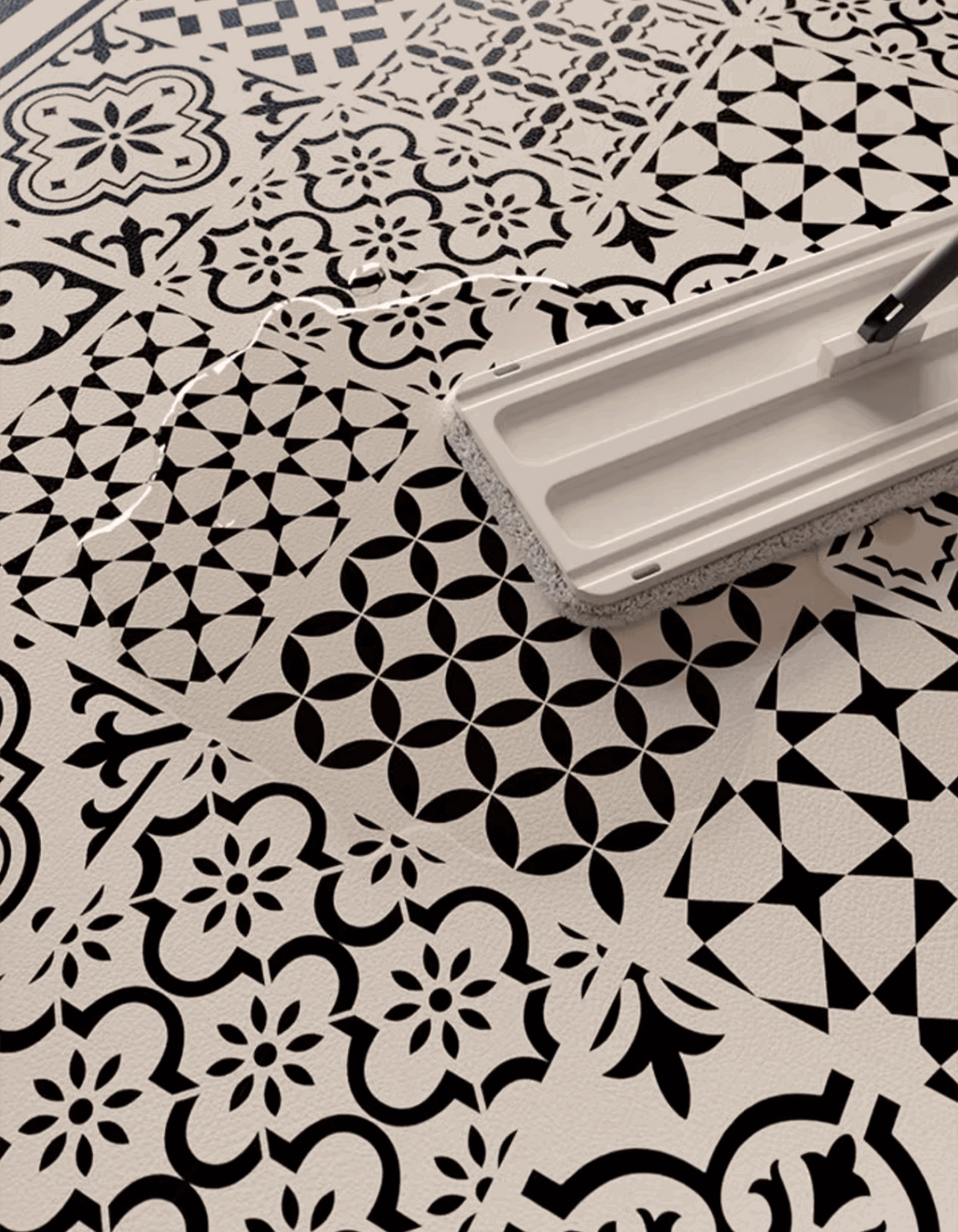 Talavera Tile Kitchen Mat features a Spanish-Mexican mosaic tile style. It's a non-slip, water & oil proof, non-absorbent and hypoallergenic kitchen runner. Protect your kitchen floor and spice up your decor with bold colors!