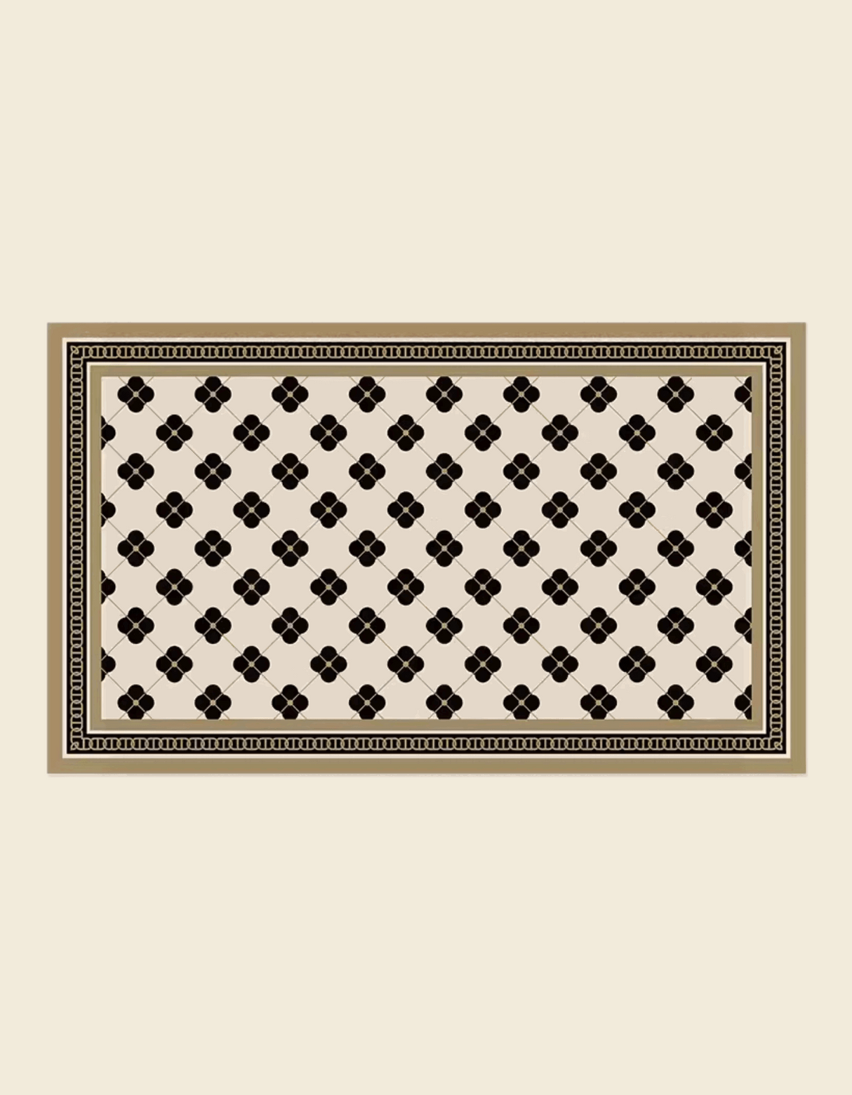 The Parisienne Kitchen Mat adds elegant French-inspired style to your kitchen. It's anti-slip, cushioned, and easy to maintain, perfect for your busy kitchen space!