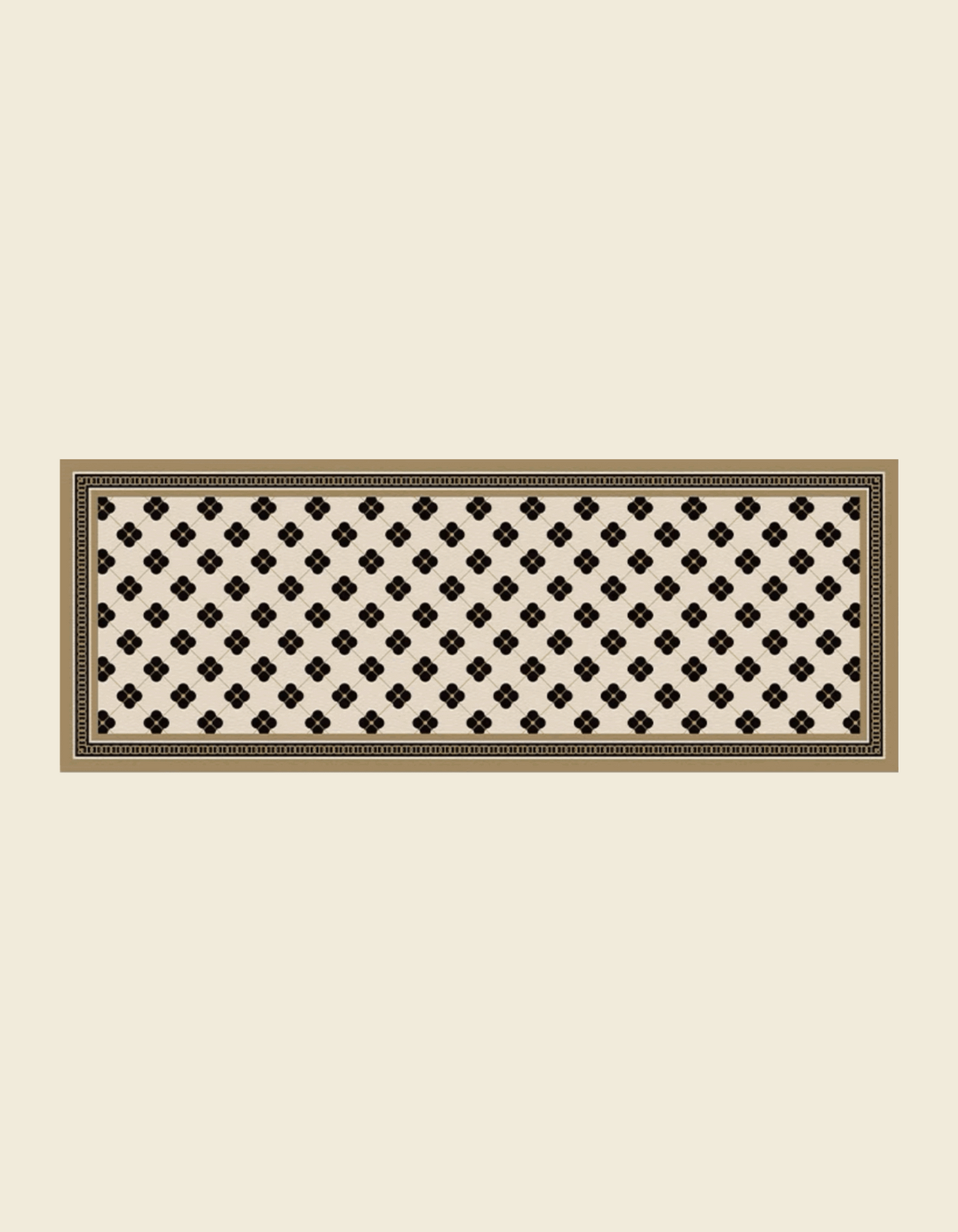 The Parisienne Kitchen Mat adds elegant French-inspired style to your kitchen. It's anti-slip, cushioned, and easy to maintain, perfect for your busy kitchen space!