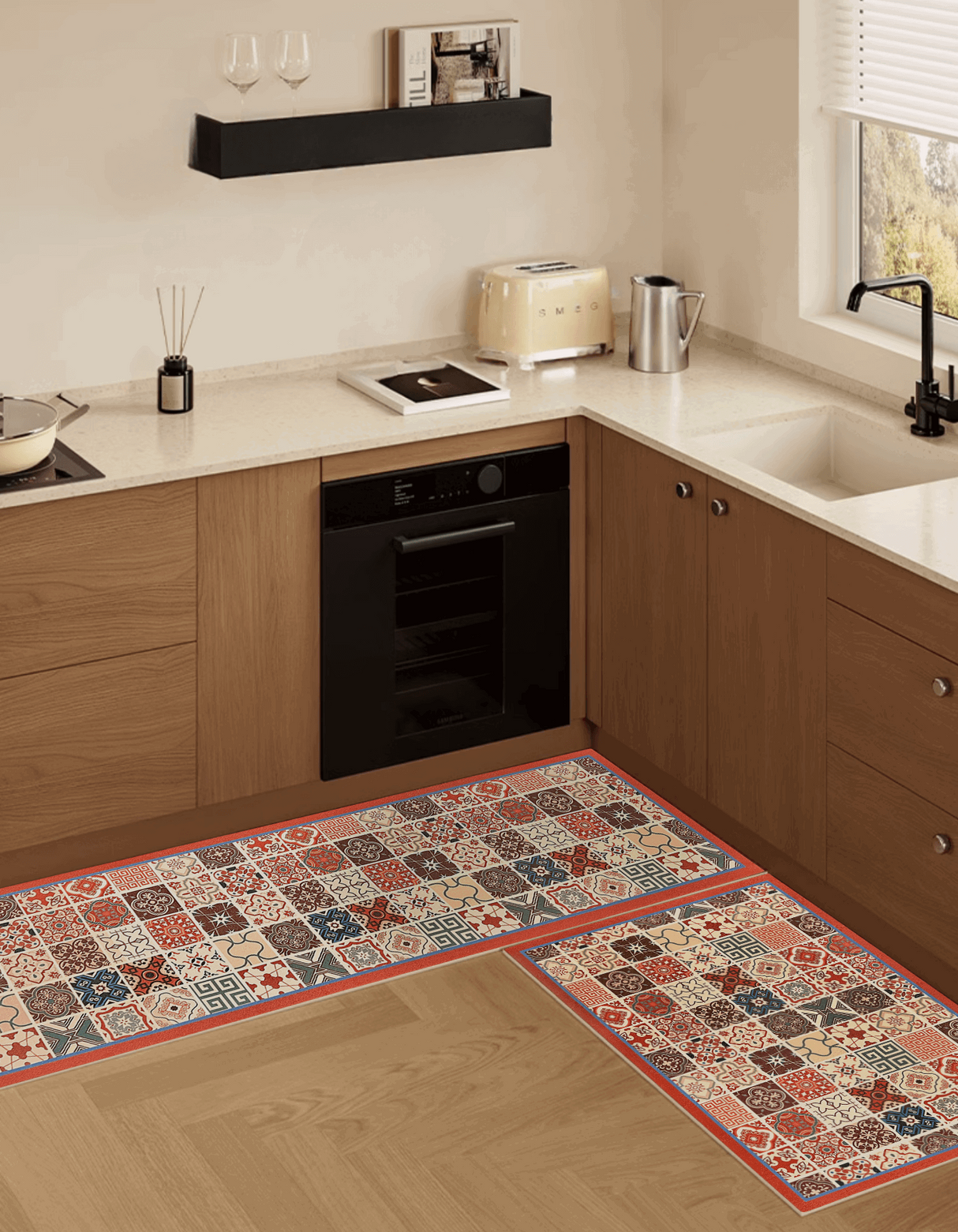 Talavera Tile Kitchen Mat