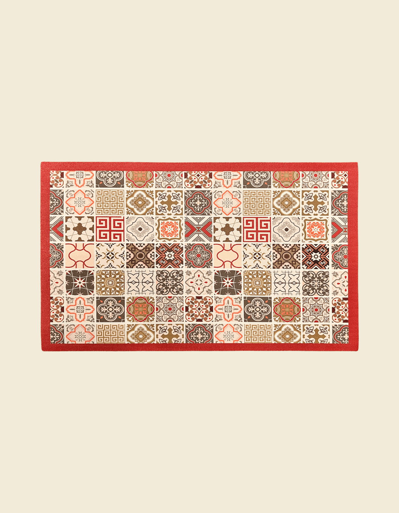 Mexican Tile Kitchen Mat | Mosaic Pattern Cushioned Kitchen Rug 18*30 ...