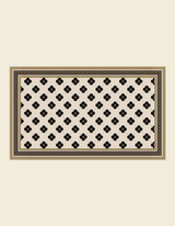 The Parisienne Kitchen Mat adds elegant French-inspired style to your kitchen. It's anti-slip, cushioned, and easy to maintain, perfect for your busy kitchen space! 