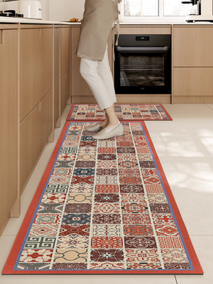 Talavera Tile Kitchen Mat