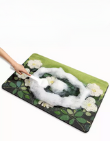 Introduce our absorbent Van Gogh Style Wild Roses Bath Mat. It's fast-drying, antibacterial, anti-mold, while adding a piece of classic art decor to your home. 